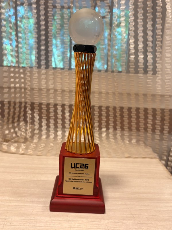 Esri GIS Achievement - NPO Award