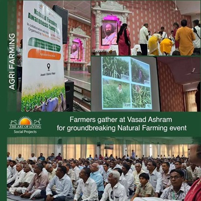 Natural Farming Event at Vasad Ashram, Gujarat